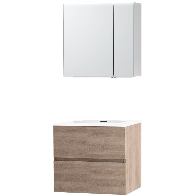 Meuble molto chêne naturel 70 xonyx armoire toilette