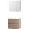 Meuble molto chêne naturel 70 xonyx armoire toilette