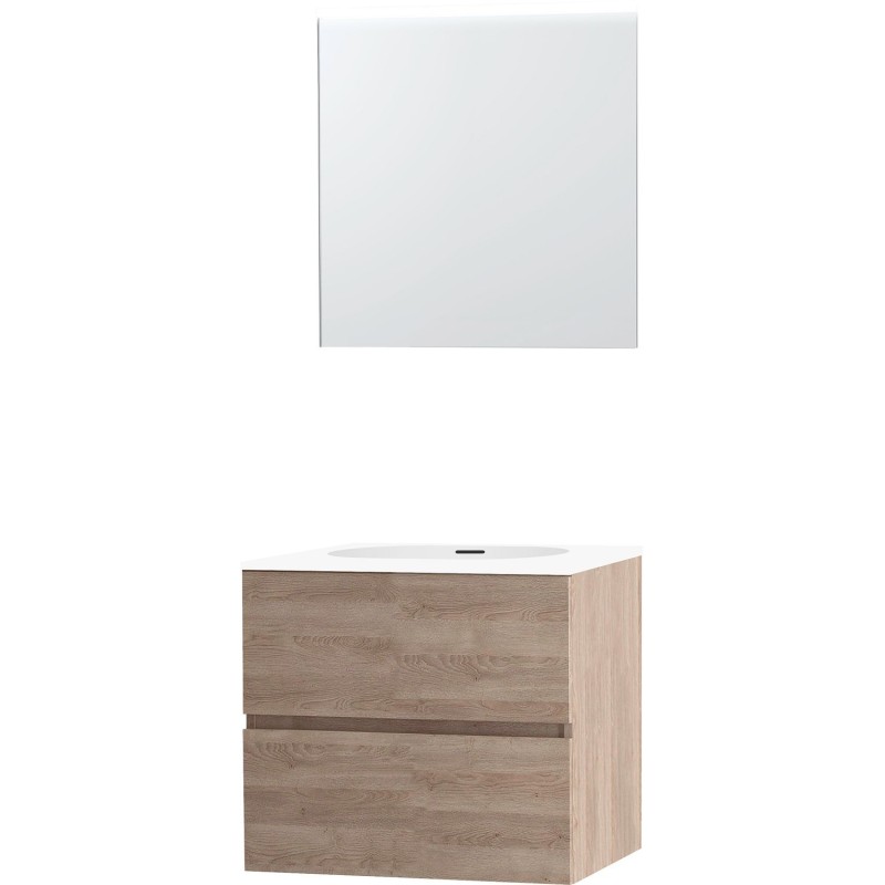 Meuble molto chêne naturel 70 xonyx miroir