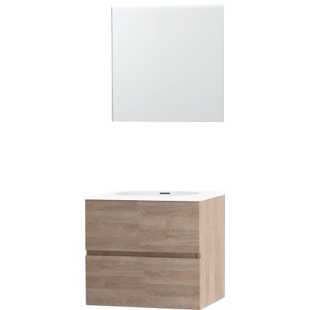 Meuble molto chêne naturel 70 xonyx miroir