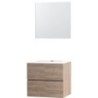 Meuble molto chêne naturel 70 xonyx miroir