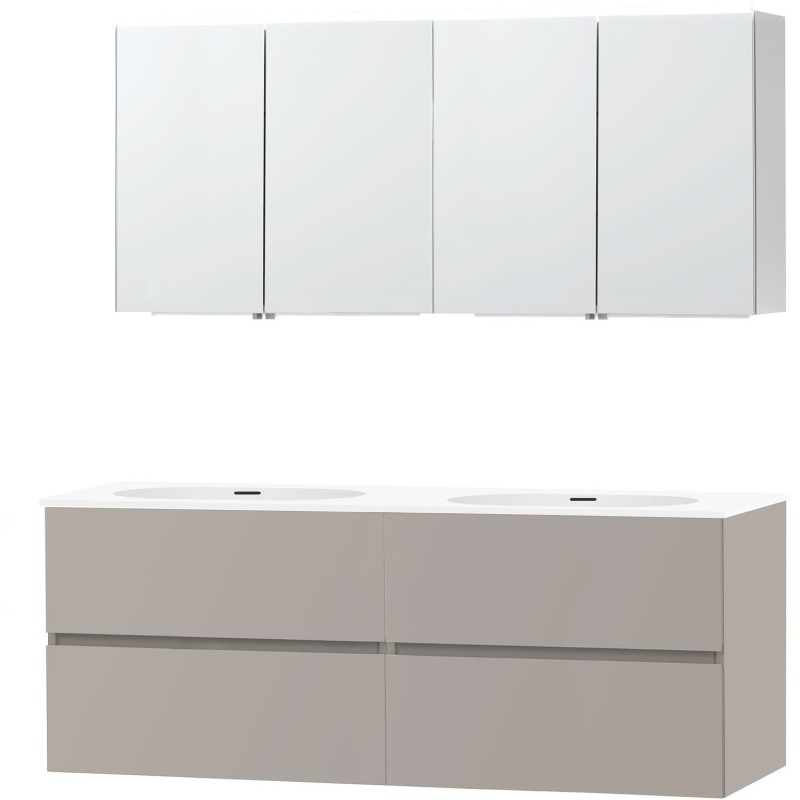 Meuble molto gris 160 2 xonyx armoire toilette