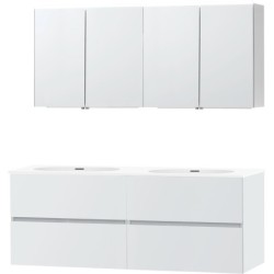 Meuble molto poudre blanc...