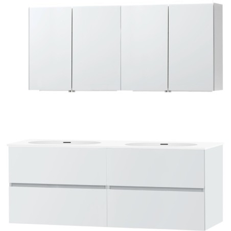 Meuble molto poudre blanc 160 2 xonyx armoire toilette