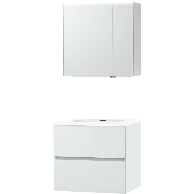 Meuble molto poudre blanc 70 xonyx armoire toilette