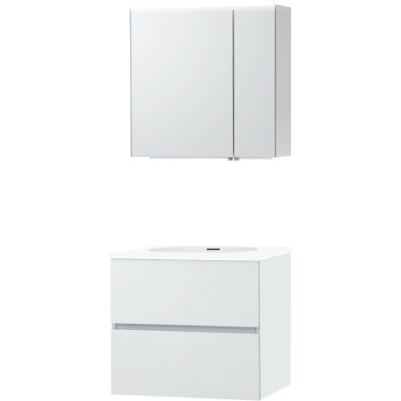 Meuble molto poudre blanc 70 xonyx armoire toilette