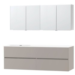 Meuble molto poudre gris...