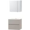 Meuble molto poudre gris 70 xonyx armoire toilette