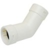 Coude pvc évacuation condensation 45° 25mm