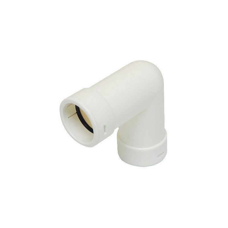 Coude pvc évacuation condensation 90° 25mm