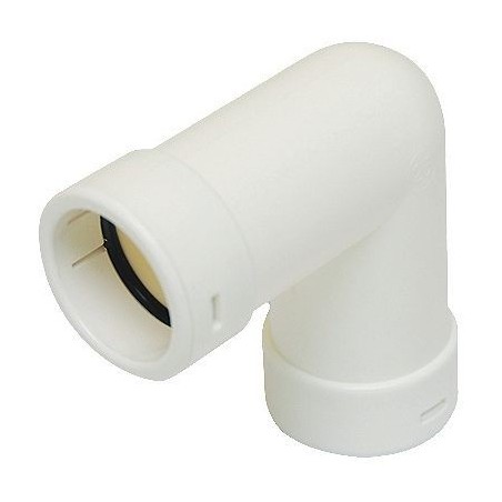 Coude pvc évacuation condensation 90° 25mm