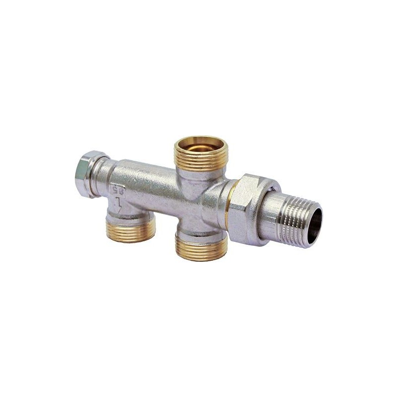 Begetube distributeur inférieur bitube droit 1/2"-m24 100%