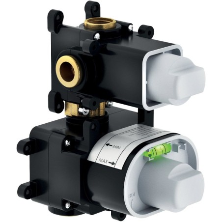 Nobili corps à encastrer thermostat+robinet d'arrêt