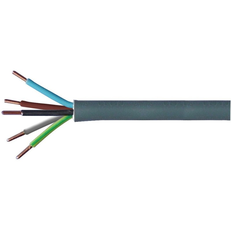 Câble électrique XVB 5G2, 5mm² rouleau 100m