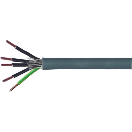 Câble liycy 5g1 blanc rouleau 50m