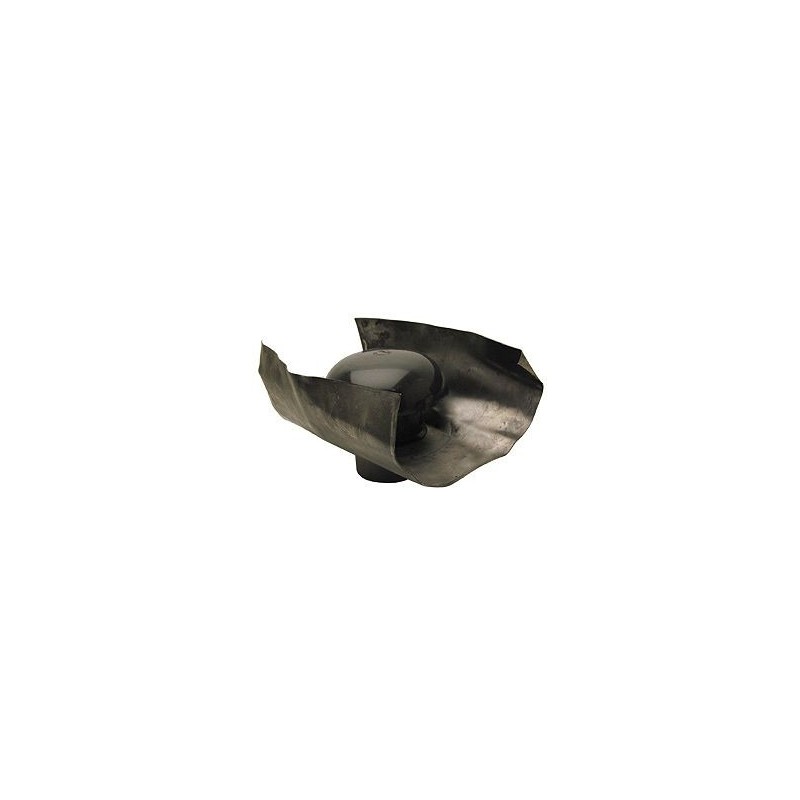Nicoll cheminée d'aération pvc+solin+moustiquaire couleur ardoise diamètre 100mm