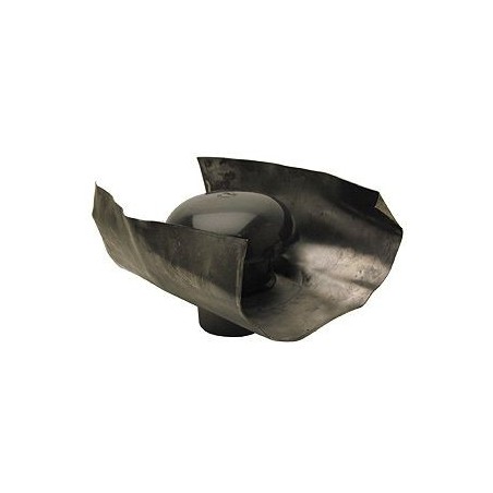 Nicoll cheminée d'aération pvc+solin+moustiquaire couleur ardoise diamètre 100mm