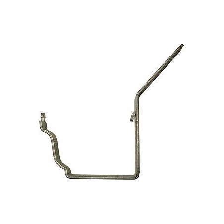 Crochet gouttière moulure 333 galva +queue+clip