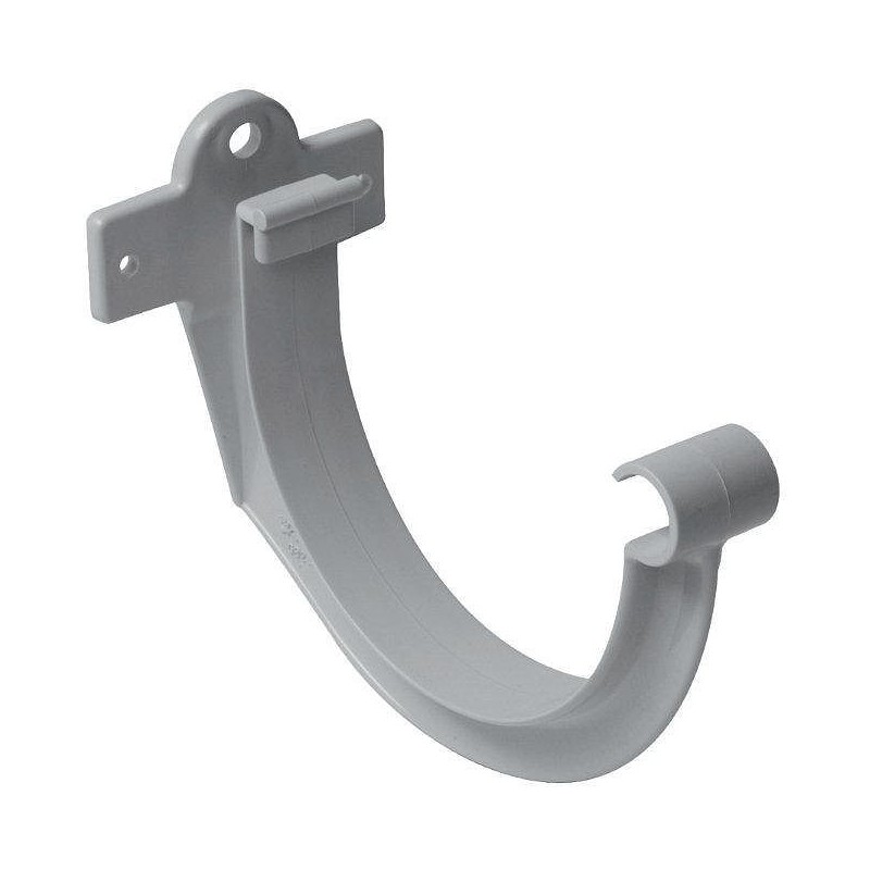 Nicoll crochet gouttière PVC gris clair 125mm