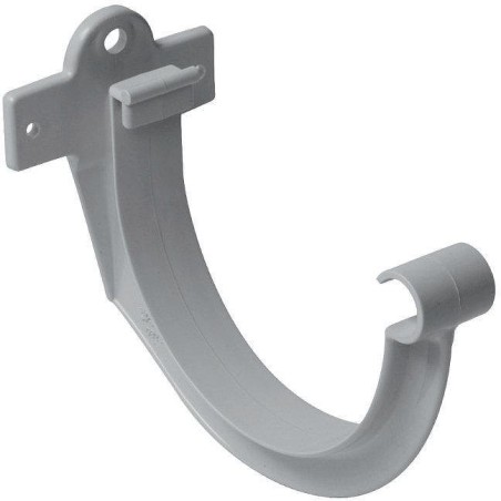 Nicoll crochet gouttière PVC gris clair 125mm