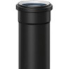 Pipelife tube noir pp 50mm longueur 0,5m manchoné