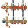 Giacomini set collecteur + mesurage débit chauffage sol  4/4"-6x18AA