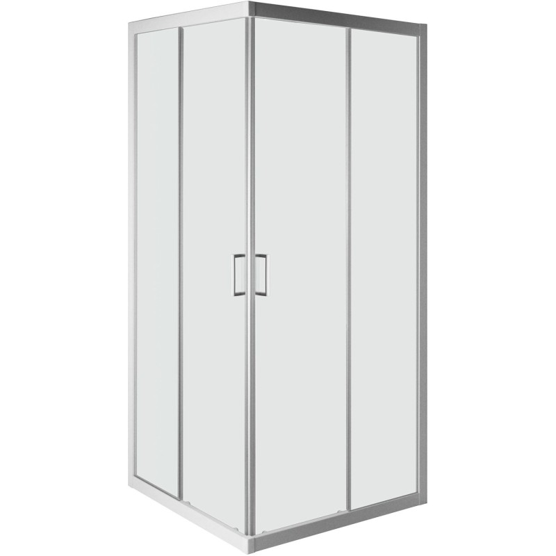 Accès d'angle coulissant step 77-79 H190 aluminium-clair