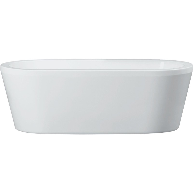 Baignoire libre pool+ acryl 180-80 blanc+ set de finition vidage blanc