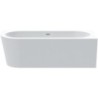Baignoire pool corner droite acryl 180-80 blanc+ set de finition vidage blanc