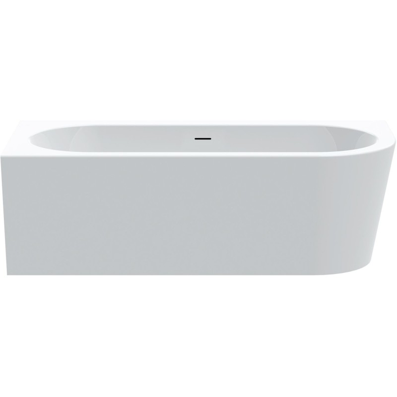 Baignoire pool corner gauche acryl 180-80 blanc mat+set de finiton vidagte blanc mat
