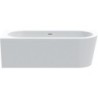 Baignoire pool corner gauche acryl 180-80 blanc mat+set de finiton vidagte blanc mat