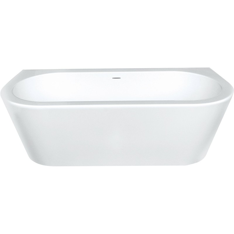Baignoire pool wall acryl 180-80 blanc+set de finition vidage blanc