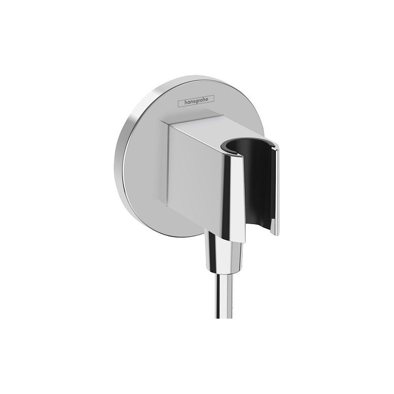 Hansgrohe coude de raccord+support fixfit porter S new chrome