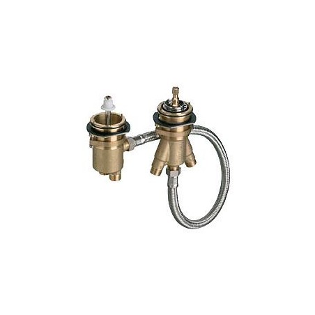 Hansgrohe corps à encastrer 2 trous thermostat sur gorge+ secuflex Axor