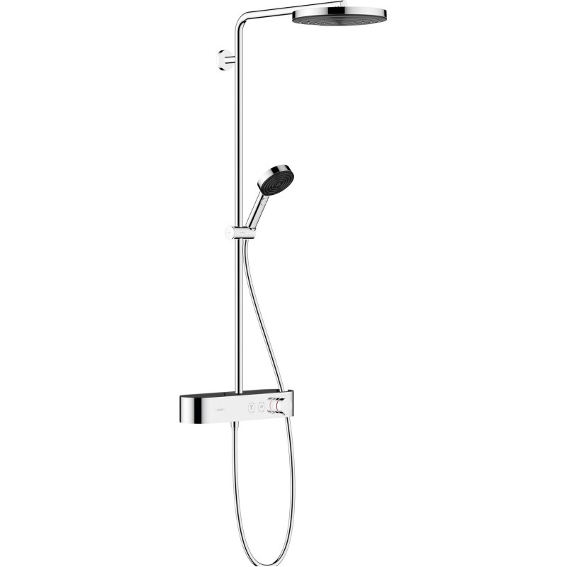 Hansgrohe colonne de douche+thermostat pulsify s 260 1jet chrome 9L/min