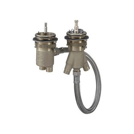 Hansgrohe corps à encastrer 2 trous thermostat sur gorge+ secuflex