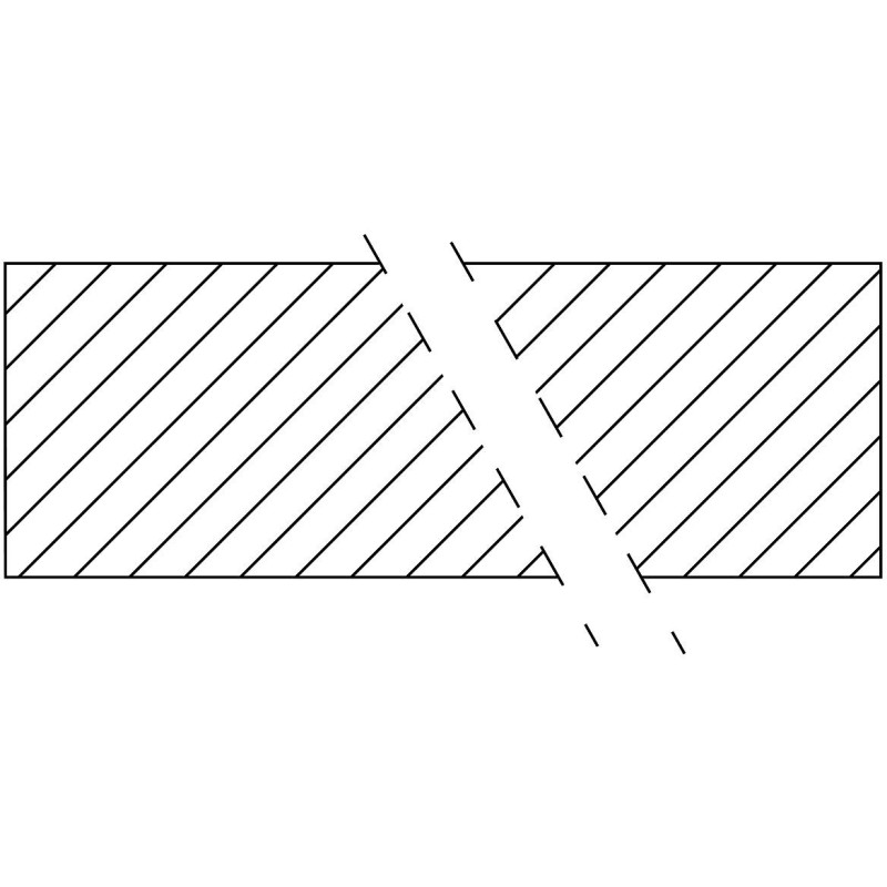 Cloison en acrylique paspartoe 1500x2050x8mm blanc brillant/satin