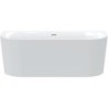 Baignoire chill wall 170-75cm blanc + vidage blanc
