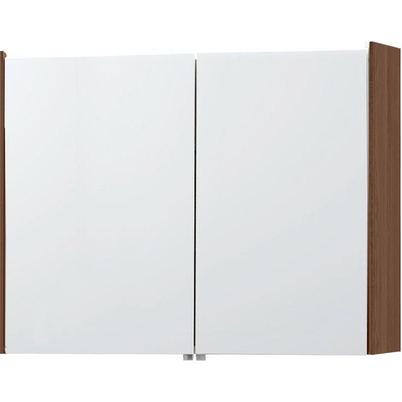 Armoire de toilette Molto 81cm avec éclairage ledline chêne noyer