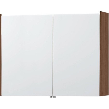 Armoire de toilette Molto 81cm avec éclairage ledline chêne noyer