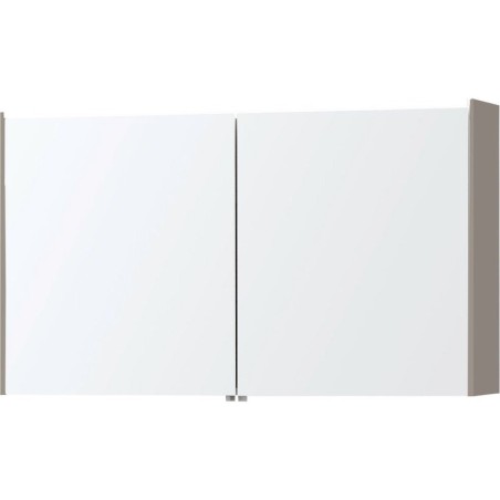 Armoire de toilette Molto 121cm avec éclairage ledline poudre gris