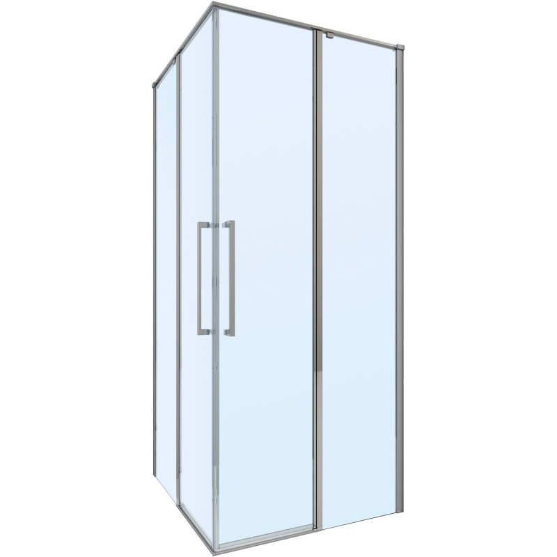 Accès d'angle urban 87,5-89 h200 clair-chrome