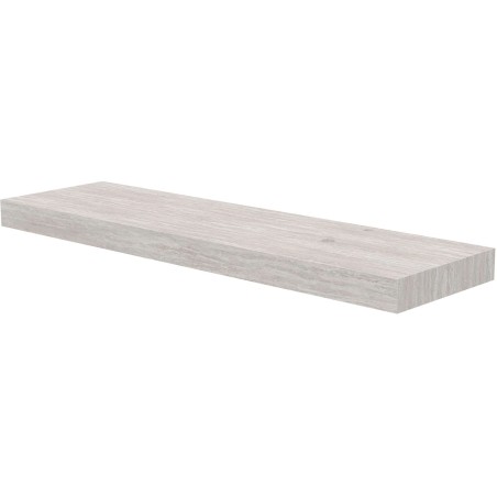 Tablette marbre céramique Puro L180 H10 1vidage/trou robinet droite travertin