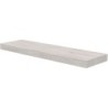 Tablette marbre céramique Puro L180 H10 1vidage/trou robinet droite travertin