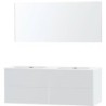 Meuble puro duo blanc 160 xonyx miroir