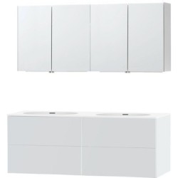 Meuble puro duo blanc 160...
