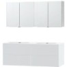 Meuble puro duo blanc 160 xonyx armoire toilette