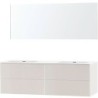 Meuble puro duo beige satin 180 xonyx miroir