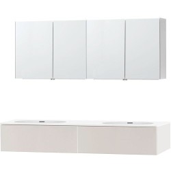 Meuble puro duo beige satin...