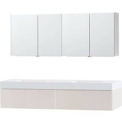 Meuble puro duo beige satin...